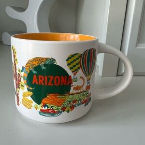 STARBUCKS Coffee Discovery Series Arizona Ceramic Coffee Mug 14oz Like New